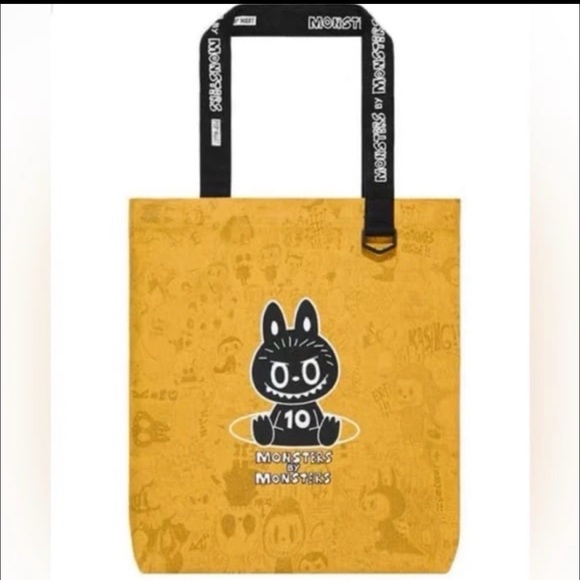 POP MART Handbags - Pop Mart• THE MONSTERS 10th Anniversary EXCLUSIVE tote bag - NWT•in factory bag